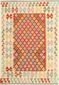 126X176 Kelim Afghan Old Stil Teppich Orientalischer (Wolle, Afghanistan) Carpetvista