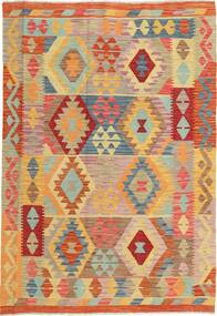  130X189 小 キリム アフガン オールド スタイル 絨毯 ウール, Carpetvista