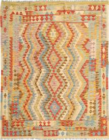  150X195 Small Kilim Afghan Old Style Rug Wool, Carpetvista