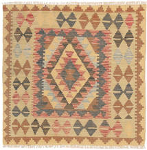 Kelim Afghan Old Stil Teppich 92X95 Quadratisch Wolle, Afghanistan Carpetvista