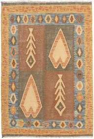  Orientalischer Kelim Afghan Old Stil Teppich 98X144 Wolle, Afghanistan Carpetvista