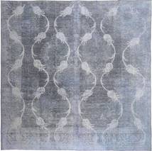 絨毯 ペルシャ カラード ヴィンテージ 295X295 正方形 グレー/ブルー 大きな (ウール, ペルシャ/イラン)