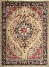 Täbriz Teppich 255X340 Braun/Beige Großer Wolle, Persien/Iran Carpetvista
