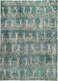  193X278 Colored Vintage Teppich Wolle, Carpetvista