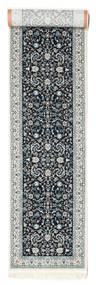 Gångmatta 80X600 Orientalisk Nain Florentine - Mörkblå