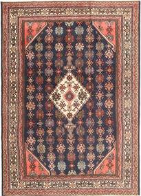 絨毯 ペルシャ ハマダン パティナ 212X303 茶色/ダークレッド (ウール, ペルシャ/イラン)
