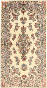  120X232 Floral Small Kerman Rug Wool, Carpetvista