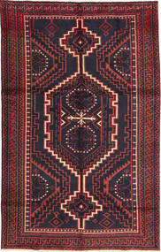 Tapete Oriental Lori 160X255 Cinza Escuro/Vermelho (Lã, Pérsia/Irão)