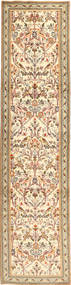 Täbriz Figurativ Teppich 75X322 Läufer Wolle, Persien/Iran Carpetvista