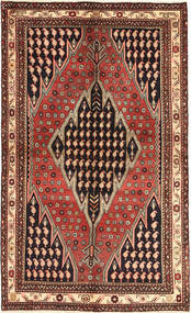 136X230 Saveh Matta Orientalisk Brun/Beige (Ull, Persien/Iran) Carpetvista