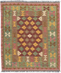  90X106 Kelim Afghan Old Stil Teppich Afghanistan Carpetvista