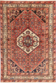  144X217 Medallion Small Hosseinabad Rug Wool, Carpetvista