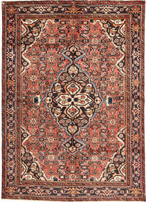  Orientalischer Hosseinabad Teppich 152X210 Wolle, Persien/Iran Carpetvista