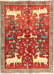  Orientalischer Ghashghai Teppich 130X175 Wolle, Persien/Iran Carpetvista