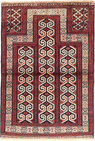 Tapete Oriental Turcomano 83X123 Vermelho/Bege (Lã, Pérsia/Irão)