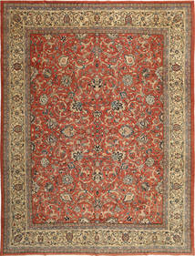  Orientalischer Mahal Patina Teppich 318X424 Beige/Rot Großer Wolle, Persien/Iran Carpetvista