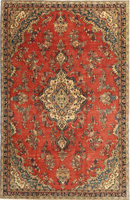  Persisk Hamadan Patina Matta 194X305 Brun/Röd (Ull, Persien/Iran)