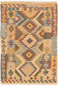  94X143 Small Kilim Afghan Old Style Rug Wool, Carpetvista