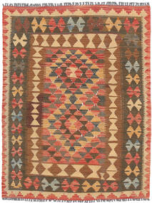 Kilim Afghan Old Style Rug 101X133 Wool, Afghanistan Carpetvista