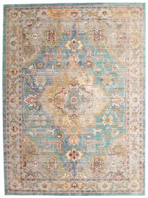  250X350 Médaillon Grand Shayna Tapis - Beige/Turquoise
