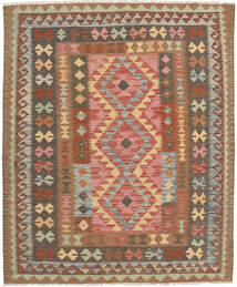  140X182 Kelim Afghan Old Stil Teppich Afghanistan Carpetvista
