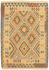  93X139 Lite Kelim Afghan Old Style Teppe Ull, Carpetvista