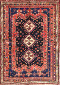  161X234 Medaillon Afshar Teppich Wolle, Carpetvista