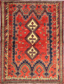  Orientalischer Afshar Teppich 163X215 Wolle, Persien/Iran Carpetvista
