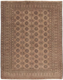  148X188 Small Afghan Natural Rug Wool, Carpetvista