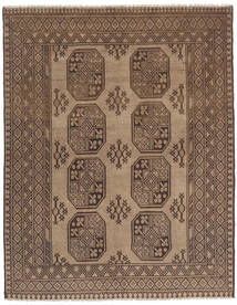  150X189 Small Afghan Natural Rug Wool, Carpetvista