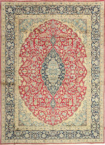  272X380 Kerman Teppich Beige/Gelb Persien/Iran Carpetvista