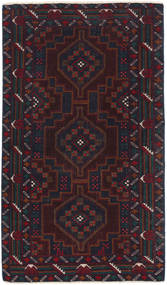84X148 絨毯 バルーチ オリエンタル ダークピンク/ダークレッド (ウール, アフガニスタン) Carpetvista
