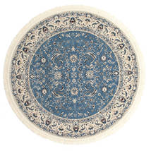   Ø 250 Nain Florentine Light Blue Round Large Rug