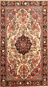  Persischer Hamadan Shahrbaf Teppich 150X276 Läufer Braun/Beige (Wolle, Persien/Iran)