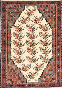 Dywan Perski Saveh 100X145 Czerwony/Beżowy (Wełna, Persja/Iran)