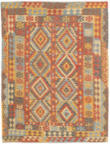  143X184 Petit Kilim Afghan Old Style Tapis Laine, Carpetvista