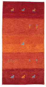 Gabbeh Indisch Teppich 72X141 Wolle, Indien Carpetvista
