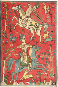 100X153 Täbriz Patina Figurativ Teppich Orientalischer (Wolle, Persien/Iran) Carpetvista