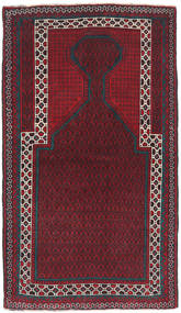 絨毯 オリエンタル バルーチ 85X160 ダークレッド/ダークターコイズ (ウール, アフガニスタン)