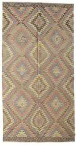 170X335 絨毯 オリエンタル キリム ヴィンテージ トルコ 廊下 カーペット ベージュ/オレンジ (ウール, トルコ) Carpetvista