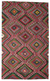 絨毯 オリエンタル キリム セミアンティーク トルコ 180X302 レッド/茶色 (ウール, トルコ)