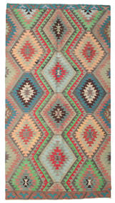 174X326 絨毯 オリエンタル キリム ヴィンテージ トルコ グレー/グリーン (ウール, トルコ) Carpetvista