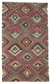  Kilim Vintage Turkish Rug 183X310 Vintage Wool Red/Grey Carpetvista