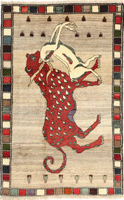  Persisk Ghashghai Figur/Bilde Teppe 124X196 (Ull, Persia/Iran)
