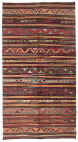 176X328 Kilim Vintage Turkish Rug Oriental Red/Orange (Wool, Turkey) Carpetvista