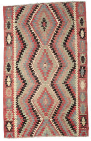 182X285 絨毯 キリム セミアンティーク トルコ オリエンタル レッド/茶色 (ウール, トルコ) Carpetvista