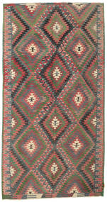 Kelim Vintage Türkei Teppich 172X326 Rot/Grün Wolle, Türkei Carpetvista