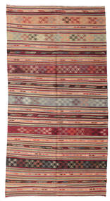153X289 Kelim Vintage Turkisk Orientalisk Hallmatta Röd/Beige (Ull, Turkiet) Carpetvista