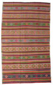  キリム セミアンティーク トルコ 絨毯 200X333 ウール レッド/グリーン Carpetvista