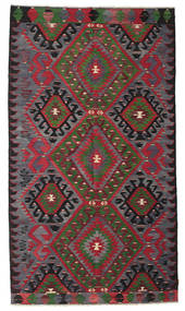 絨毯 キリム セミアンティーク トルコ 176X312 ダークグレー/レッド (ウール, トルコ)